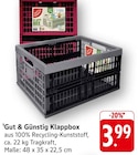 Klappbox Angebote von Gut & Günstig bei EDEKA Offenbach für 3,99 €