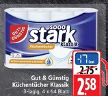 EDEKA - Küchentücher Klassik Angebot im Prospekt Küchentücher Klassik bei EDEKA im Prospekt "" für 2,58 €
