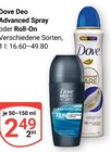 Deo Advanced Spray Angebote von Dove bei GLOBUS Gera für 2,49 €