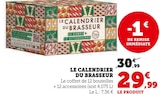 Le calendrier du brasseur en promo chez Super U Le Mans à 29,99 €