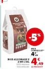 Bois Allumage 2 en 1 30L - U en promo chez Super U Nantes à 4,49 €