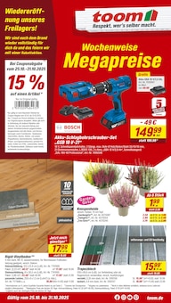 Aktueller toom Baumarkt Prospekt (Stendal (Hansestadt), 16 Seiten zum blättern toom Baumarkt Prospekt Respekt, wer's selber macht. mit 16 Seiten