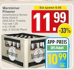 Pilsener im Angebot bei WEZ in Löhne Pilsener Angebote von Warsteiner bei WEZ Löhne für 10,99 €