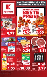 Kaufland Supermarkt Prospekt der aktuellen Woche mit 70 Seiten, gültig von 08.10.2026 bis 14.10.2026, in Calberlah und Umgebung Aktueller Kaufland Supermarkt Prospekt in Calberlah und Umgebung, "Hier bin ich richtig" mit 70 Seiten, 08.10.2026 - 14.10.2026