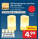 LED Stumpenkerzen im Angebot bei Netto Marken-Discount in Leipzig LED Stumpenkerzen Angebote von DEKOR bei Netto Marken-Discount Leipzig für 4,99 €