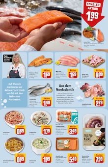 Lachs im aktuellen REWE Prospekt (Offenbach (Main)) Lachs im REWE Prospekt "Dein Markt" mit 34 Seiten (Offenbach (Main))