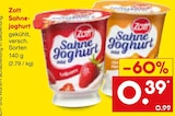 Sahnejoghurt von Zott im aktuellen Netto Marken-Discount Prospekt für 0,39 €