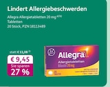 Allergietabletten 20 mg bei mea - meine apotheke im Prospekt "" für 9,45 €