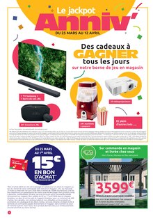 Catalogue Mr.Bricolage à Châteaurenard cette semaine, valable du 25/03/2026 au 12/04/2026 Prospectus Mr.Bricolage à Châteaurenard, "Le très bon ANNIV'", 15 pages de promos valables du 25/03/2026 au 12/04/2026