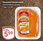 Aktuelle Steak Angebote bei GLOBUS in Erlangen Aktuelles Minutensteak Angebot bei GLOBUS in Erlangen ab 5,59 €