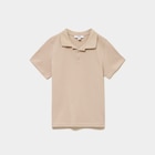 Polo manches courtes à détail brodé gris foncé garçon en promo chez La Halle Polo manches courtes à détail brodé gris foncé garçon dans le catalogue La Halle