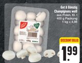 Champignons weiß im Angebot bei E center in Chemnitz Champignons weiß Angebote von Gut & Günstig bei E center Chemnitz für 1,99 €