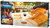 Fischbrutzler Wildlachs Angebote von Femeg bei REWE Minden für 3,89 €