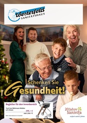 Aktueller Sanitätshaus Herbert Westerfeld GmbH & Co. KG Sanitätshäuser Prospekt in Rahden und Umgebung, "Schenken Sie Gesundheit!" mit 6 Seiten, 12.11.2025 - 31.01.2026