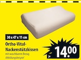 famila Nordost Tarp - Ortho-Vital-Nackenstützkissen Angebot im Prospekt Ortho-Vital-Nackenstützkissen bei famila Nordost im Tarp Prospekt für 14,00 €