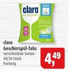 Aktuelle Geschirrspüler Angebote bei Markant in Kiel Aktuelles Geschirrspül-Tabs Angebot bei Markant in Kiel ab 4,49 €