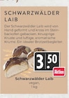 Hieber - Schwarzwälder Laib Angebot im Prospekt Schwarzwälder Laib bei Hieber im Prospekt "" für 3,50 €