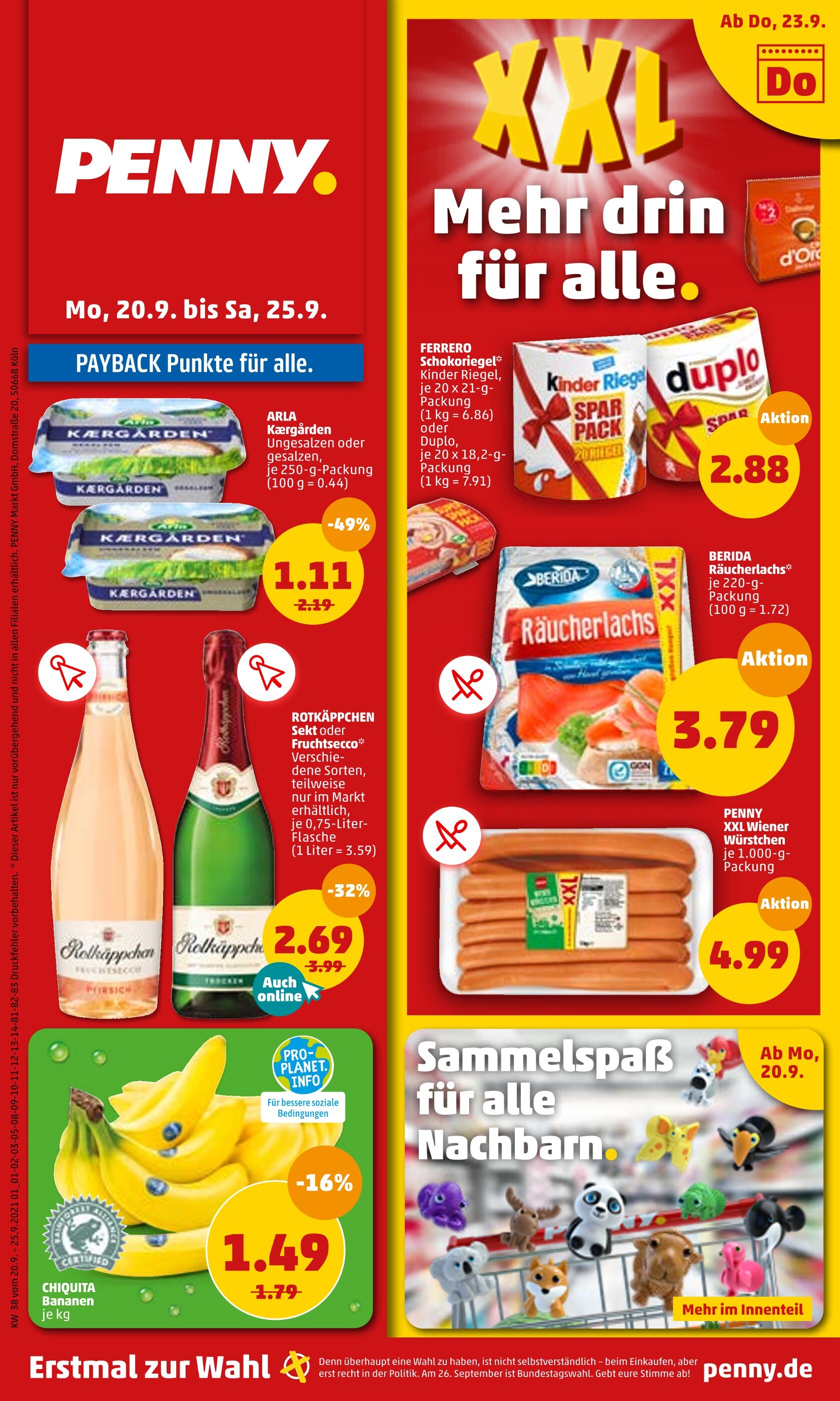 Penny-Markt Prospekt für Schwalbach mit 42 Seiten Penny-Markt Prospekt für Schwalbach: "Erstmal zu Penny", 42 Seiten, 20.09.2021 - 25.09.2021