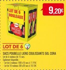 Promo SACS POUBELLE LIENS COULISSANTS 50L à 9,20 € dans le catalogue Supermarchés Match à Wattwiller