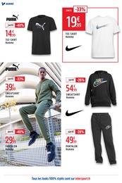 Offre Sweat Homme dans le catalogue Intersport du moment à la page 10