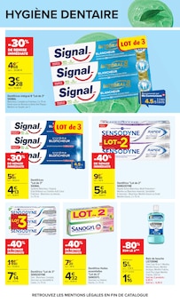 Promotion Signal dans le prospectus Carrefour, valable du 07/04/2026 au 20/04/2026 Promo Signal dans le catalogue Carrefour du moment à la page 49