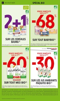 Catalogue Intermarché de la semaine "34% EN AVANTAGE CARTE SUR UNE SÉLECTION DE PRODUITS" avec 2 pages, valide du 05/08/2025 au 17/08/2025 pour Lillebonne et alentours Prospectus Intermarché de la semaine "34% EN AVANTAGE CARTE SUR UNE SÉLECTION DE PRODUITS" avec 2 pages, valide du 05/08/2025 au 17/08/2025 pour Lillebonne et alentours