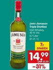 Triple Distilled Angebote von John Jameson bei Netto Marken-Discount Fulda für 14,99 €