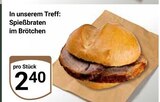 Aktuelles Spießbraten im Brötchen Angebot bei GLOBUS in Ludwigshafen (Rhein) ab 2,40 €