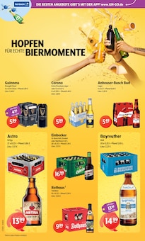 Bier im Getränke Hoffmann Prospekt "Aktuelle Angebote" mit 8 Seiten (Detmold)