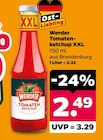 Tomatenketchup XXL von Werder für 2,49 € bei Netto mit dem Scottie im Angebot Tomatenketchup XXL von Werder im aktuellen Netto mit dem Scottie Prospekt