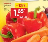 Aktuelle Gemüse Angebote bei Netto Marken-Discount in Oldenburg Aktuelles Paprika rot Angebot bei Netto Marken-Discount in Oldenburg ab 1,35 €