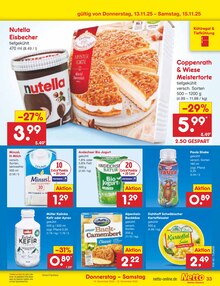 Nutella im aktuellen Netto Marken-Discount Prospekt (Lahr (Schwarzwald)) Nutella im Netto Marken-Discount Prospekt "Aktuelle Angebote" mit 63 Seiten (Lahr (Schwarzwald))