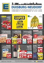 Pizza im EDEKA Prospekt in Duisburg Aktueller EDEKA Prospekt mit Pizza, "Aktuelle Angebote", Seite 1