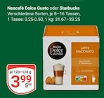 Dolce Gusto Angebote von Nescafé oder Starbucks bei GLOBUS Koblenz für 3,99 €