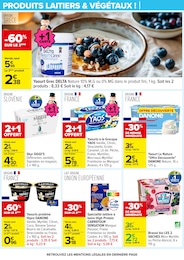 Prix et réduction Yaourt nature dans le prospectus Carrefour en cours Offre Yaourt nature dans le catalogue Carrefour du moment à la page 16