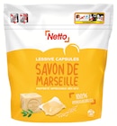 Lessive capsules Savon de Marseille (b) - Netto en promo chez Netto Argenteuil à 8,46 €