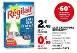 Lait en poudre - Regilait en promo chez U Express Bordeaux à 0,99 €