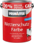 Wetterschutzfarbe Angebote von Primaster bei Globus-Baumarkt Halle für 29,99 €