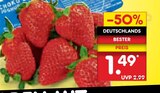 Aktuelles Erdbeeren Angebot bei Netto Marken-Discount in Wolfsburg ab 1,49 €