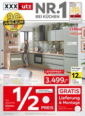 Aktueller XXXLutz Möbelhäuser Prospekt mit Kuchen, "NR.1 BEI KÜCHEN", Seite 1