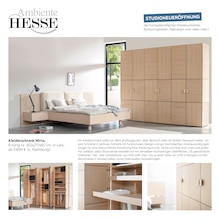 Kleiderschrank im Ambiente by Hesse Prospekt "Ambiente by HESSE - wo Design zu Hause ist und bleibt" mit 12 Seiten (Hannover)