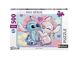 Puzzle 500 pièces Nathan Stitch & Angel Disney - NTHA à 12,99 € dans le catalogue Fnac