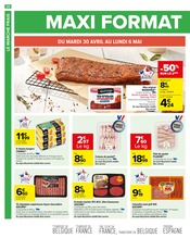 Promos Chipolatas dans le catalogue "Maxi format mini prix" de Carrefour à la page 24