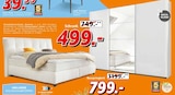 Schwebetürenschrank »Systema« oder Boxspringbett von Systema im aktuellen Segmüller Prospekt für 499,00 €