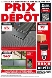 Prospectus Bricolage Brico Dépôt en cours, PRIX DÉPÔT, 16 pages, 28/05/2025 - 12/06/2025 Catalogue Bricolage Brico Dépôt en cours à Asnières-sur-Seine et alentours, PRIX DÉPÔT, 16 pages, 28/05/2025 - 12/06/2025