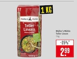 Teller Linsen Angebote von Müller's Mühle bei Marktkauf Rodgau für 2,99 €