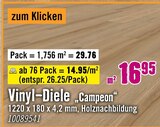Hornbach Potsdam - Vinyl-Diele „Campeon“ Angebot im Prospekt Vinyl-Diele „Campeon“ bei Hornbach im Potsdam Prospekt für 26,25 €