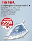 Aktuelles Dampfbügeleisen Virtuo FV2C41E0 Angebot bei V-Markt in Regensburg ab 22,99 €