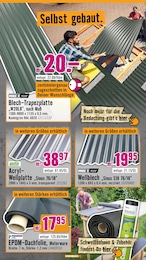 Wellplatten Angebot im aktuellen Hornbach Prospekt auf Seite 18