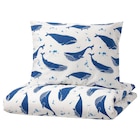 Aktuelle Bettwäsche Angebote bei IKEA in Nürnberg Aktuelles Bettwäsche-Set, 2-teilig Walmuster blau/weiß Angebot bei IKEA in Nürnberg ab 15,99 €